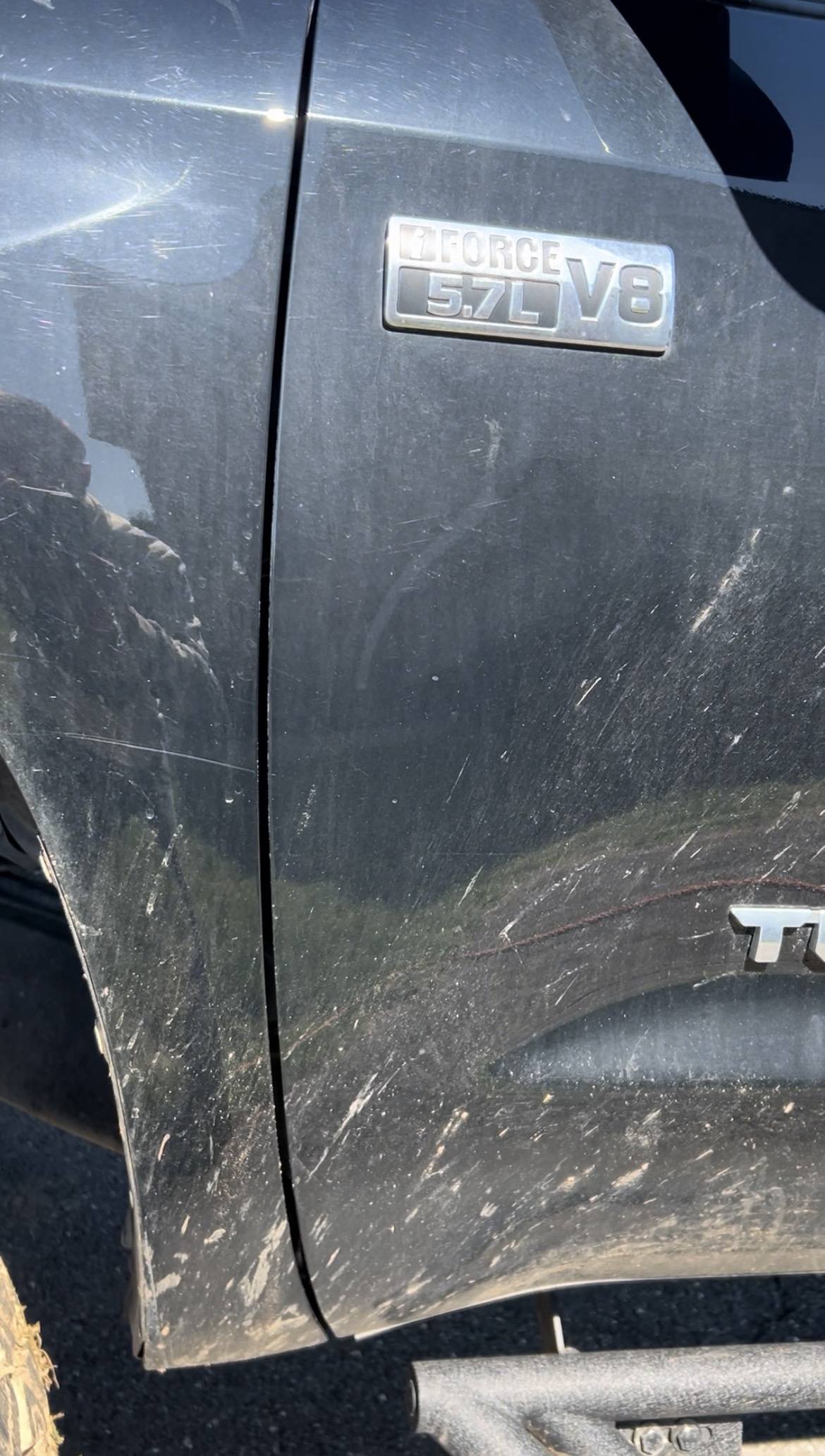 Toyota Tundra before exterior detail