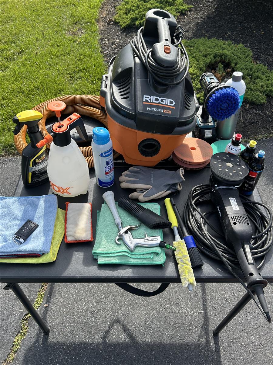 Professional detailing equipment